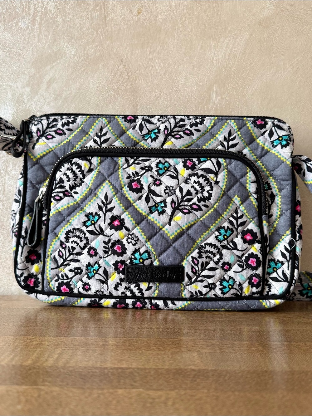 Vera Bradley RFID Small Crossbody in Heritage Leaf
